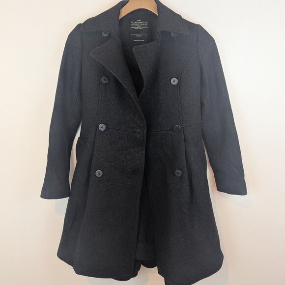 All Saints Hepburn Coat in Black, Sz 4 - Picture 1 of 11